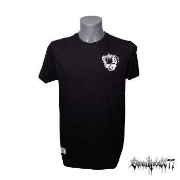Classic Street-Line T-Shirt "Ehrenkodex77", Totenkopf, schwarz - weiß, hochwertiger Siebdruck